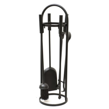 CASTLE LIVING CURVE 5 PIECE COMPANION SET BLACK