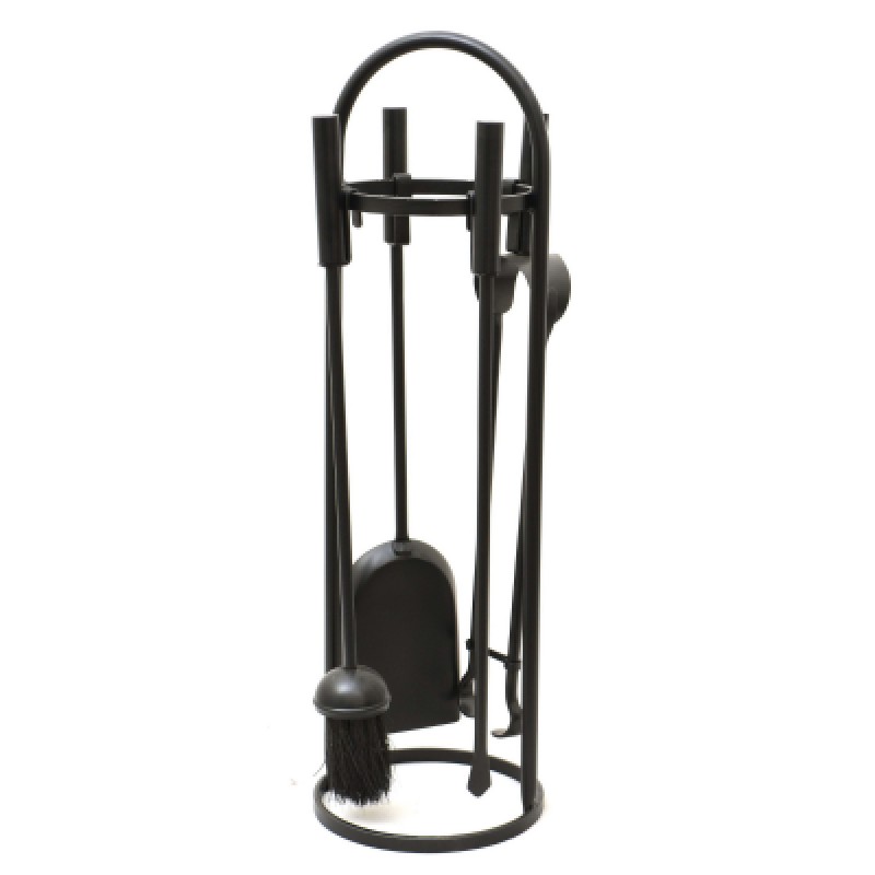 CASTLE LIVING CURVE 5 PIECE COMPANION SET BLACK