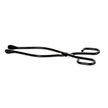 CASTLE LIVING : BLACK FIRE TONGS 12.5