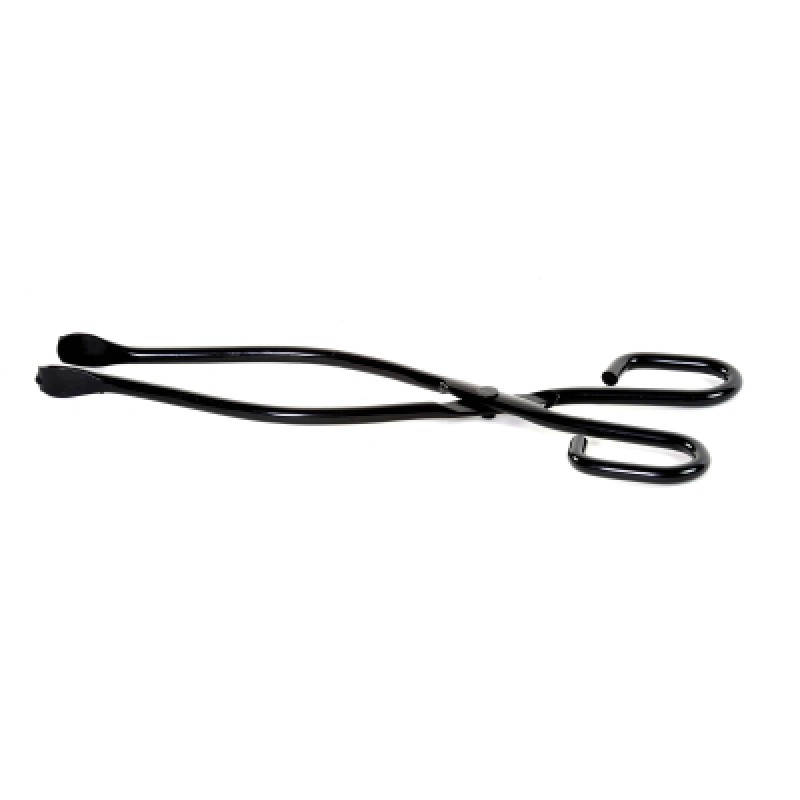 CASTLE LIVING : BLACK FIRE TONGS 12.5