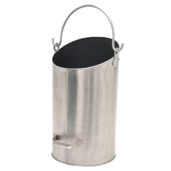 CASTLE LIVING STAINLESS STEEL ELLIPSE COAL HOD