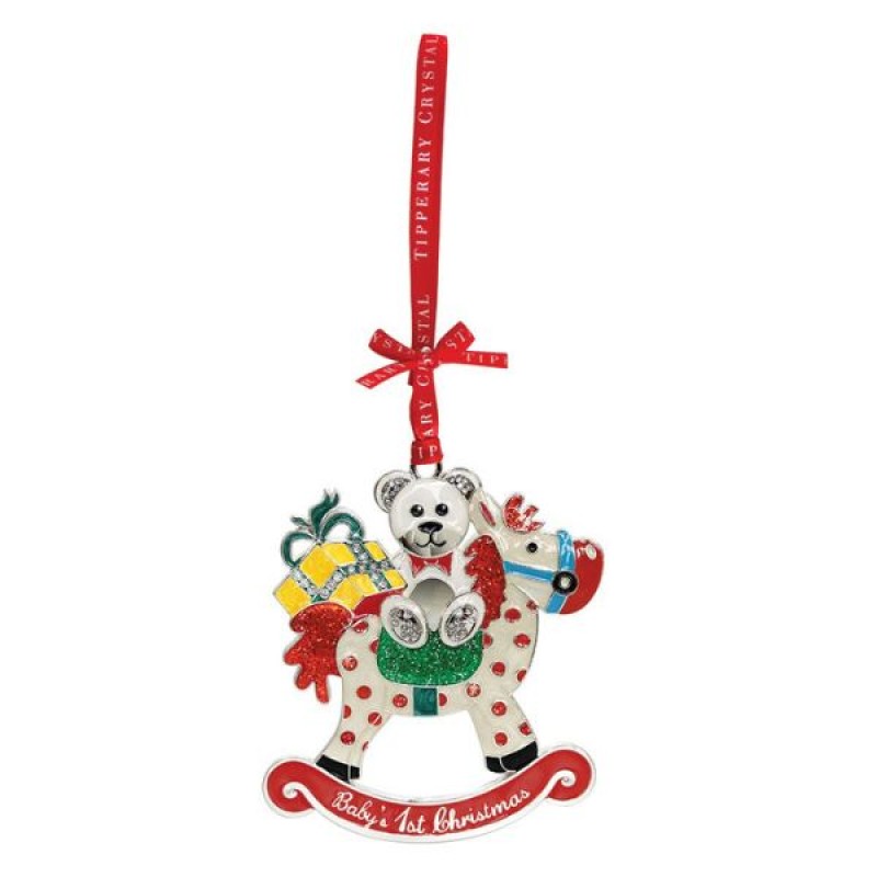 TC : XMAS SPARKLE BABY'S 1ST CHRISTMAS DECORATION