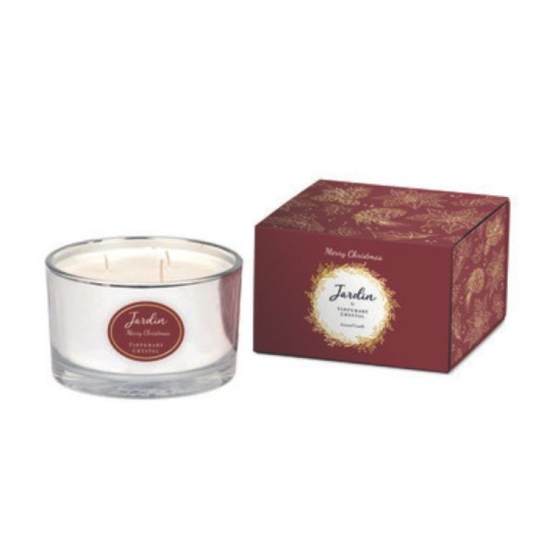 TC : XMAS 3 WICK CANDLE - MERRY