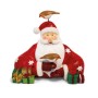 TC : XMAS ORNAMENT - SANTA WITH ROBINS