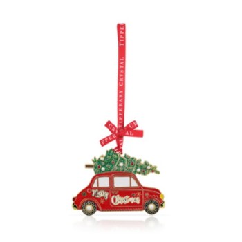 TC : XMAS SPARKLE CAR WITH TREE DECORATION