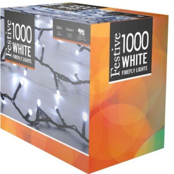 XMAS LIGHTS : 1000 WHITE FIREFLY