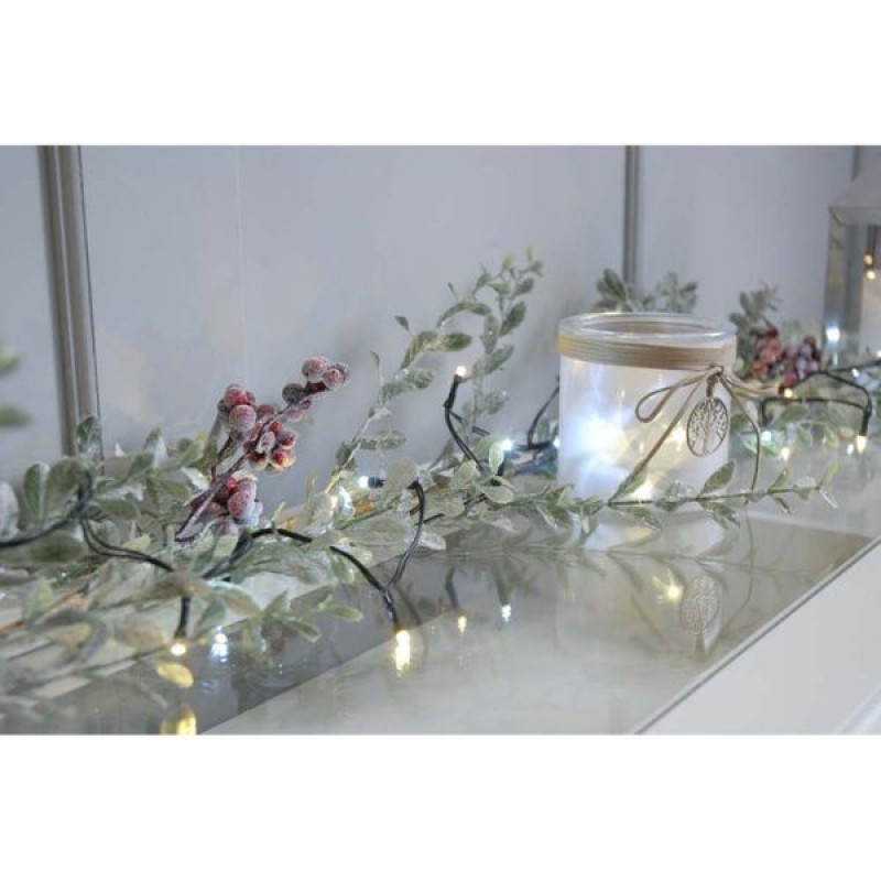 XMAS LIGHTS : 50 BO LED LIGHTS WARM WHITE