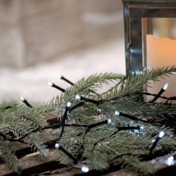 XMAS LIGHTS : 400 BO LED TIMER STRING WARM WHITE