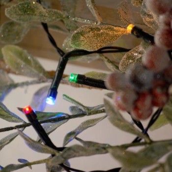 XMAS LIGHTS : 400 BO LED TIMER STRING MULTI-COLOUR
