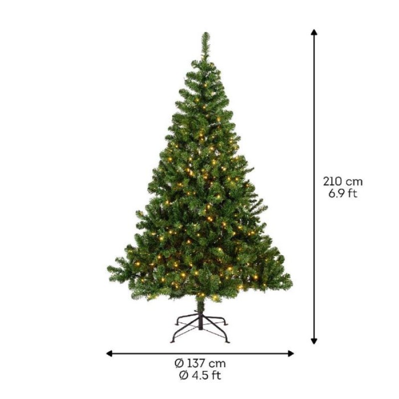 CHRISTMAS TREE : IMPERIAL PINE PRE-LIT - VARIOUS SIZES
