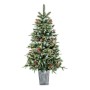 CHRISTMAS TREE : NEW JERSEY SPRUCE PRE-LIT IN POT