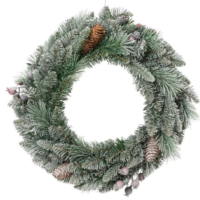 CHRISTMAS WREATH : WINDHAM 50CM