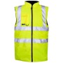 HI-VIS REVERSIBLE FLEECE-LINED BODYWARMER