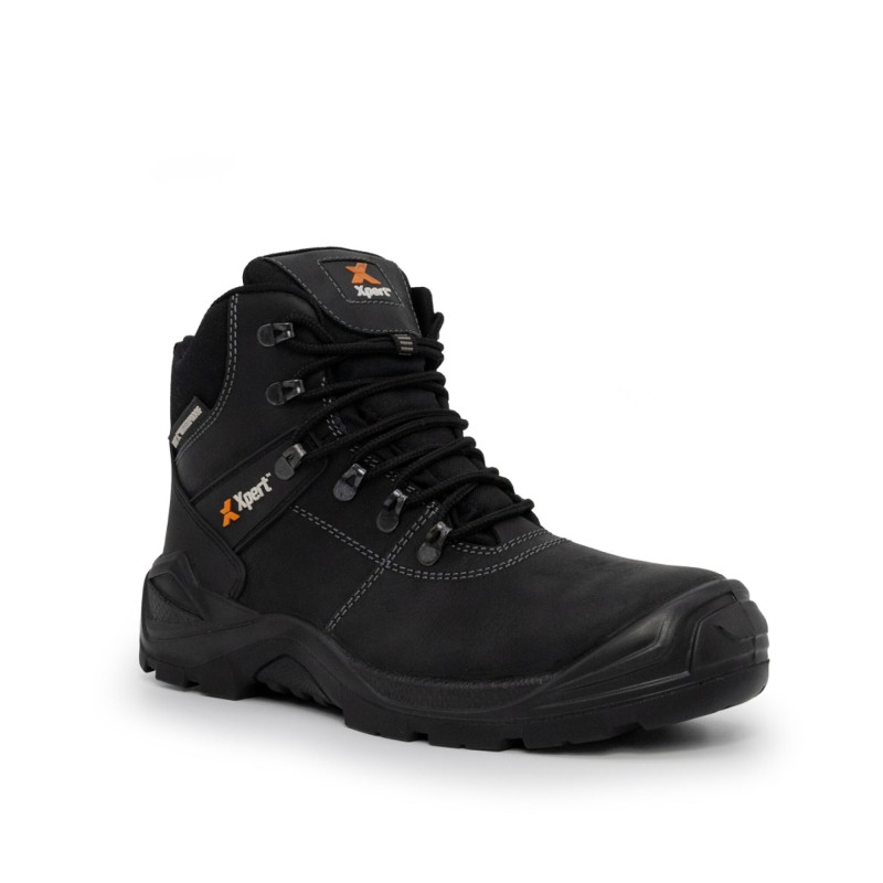 XPERT TYPHOON WATERPROOF SAFETY BOOT BLACK