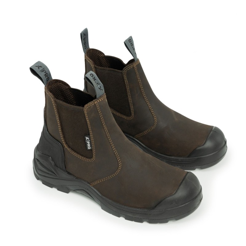 XPERT PRO HUTTON SAFETY DEALER BOOT BROWN