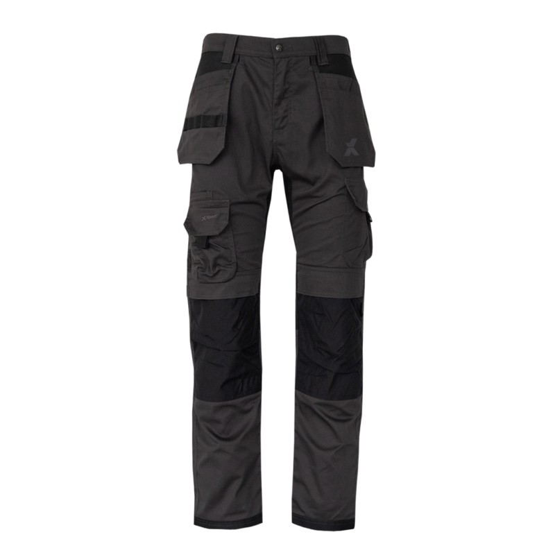 XPERT PRO STRETCH+ WORK TROUSER GREY/BLACK
