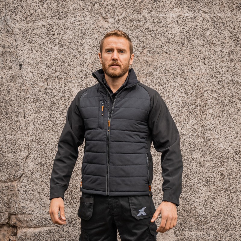 XPERT PRO RIP-STOP INSULATED HYBRID JACKET BLACK