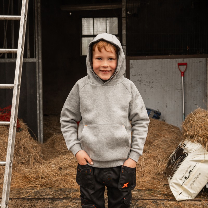 XPERT PRO JNR PULLOVER HOODIE GREY AGE