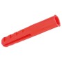 CC: RED PLASTIC PLUGS 6MM (40)