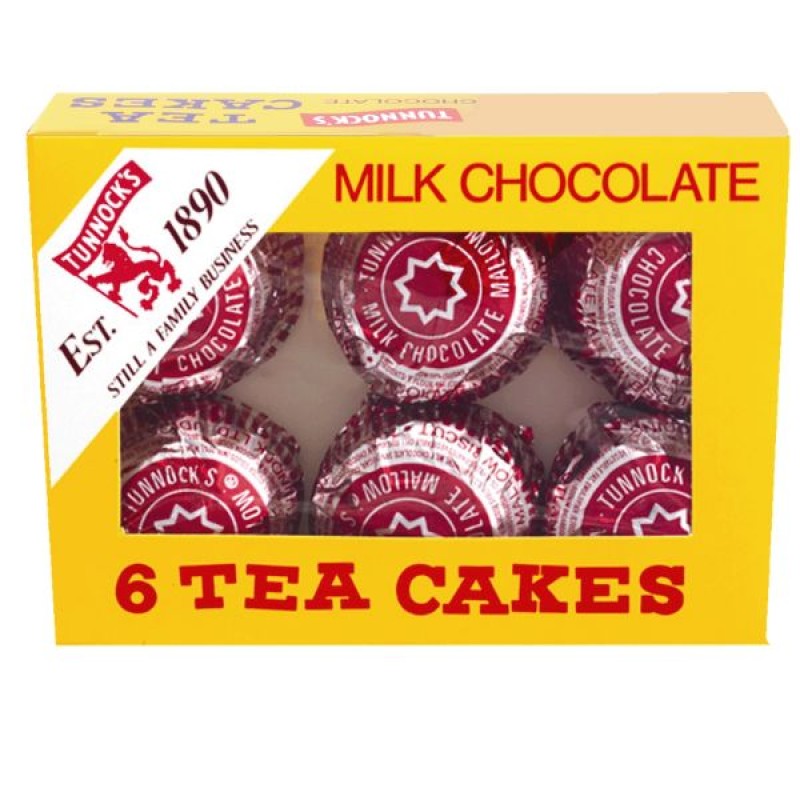 BF : MILK CHOCOLATE TEA CAKES 6 PACK