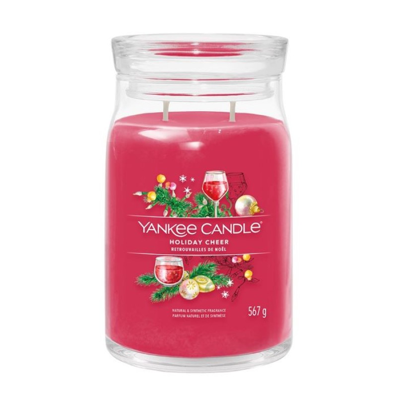 YANKEE : LARGE JAR - HOLIDAY CHEER