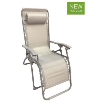 Garden Furniture ZERO GRAVITY Chair Taupe