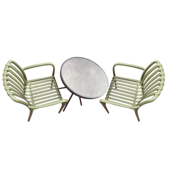 Garden Furniture BRAGA Cafe Style Bistro Set 3pc
