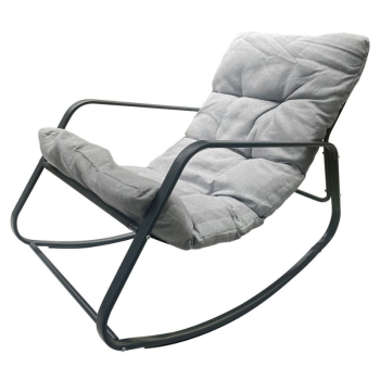 Garden Furniture Rocking Lounge Chair - Grey 