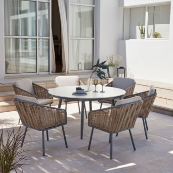 Garden Furniture CALDERA 6 Seater Dining Set