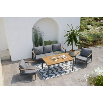 Garden Furniture VILA Dining Set with Sofa & 2 Chairs 