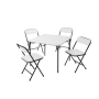 Garden Furniture Folding Table & 4 Chair Set - All in one box