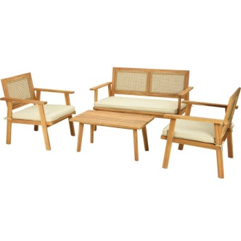 KM : GARDEN FURNITURE SET - TWO TONE