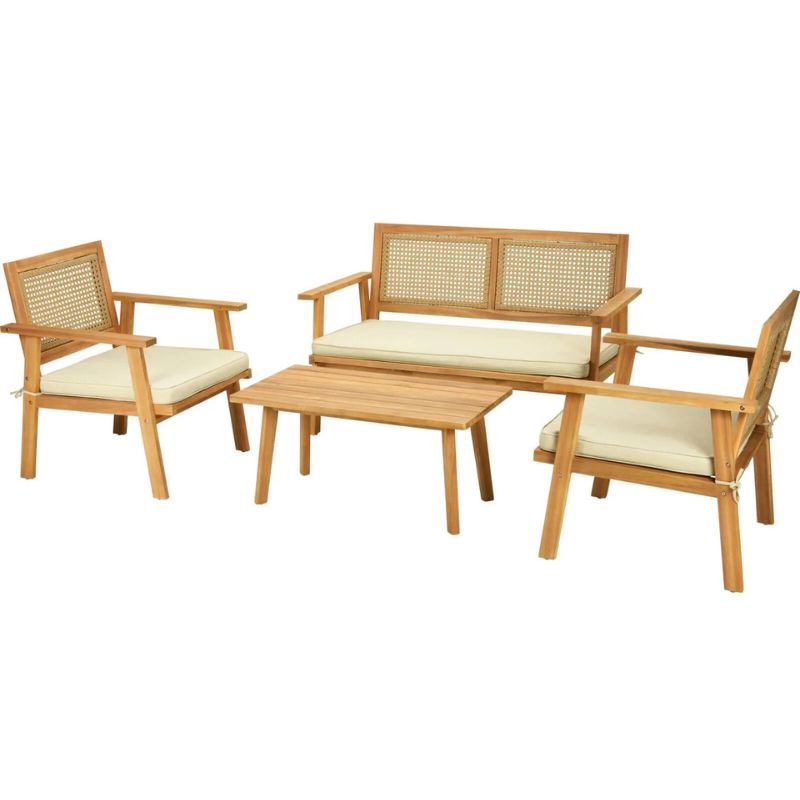 KM : GARDEN FURNITURE SET - TWO TONE