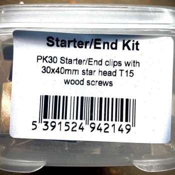 Duradek Starter S/S Clip Kit  (9L/M)