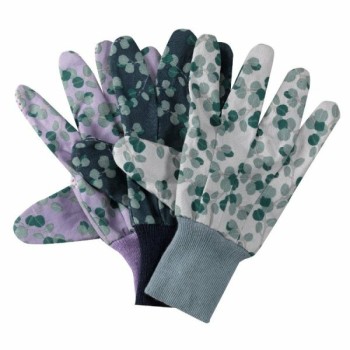 Cotton Grip Gloves Eucalyptus Triple Pack Size Medium