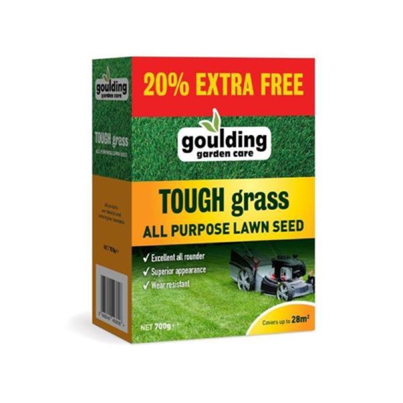 Gouldings All Purpose Lawn Seed 700g +20% FREE
