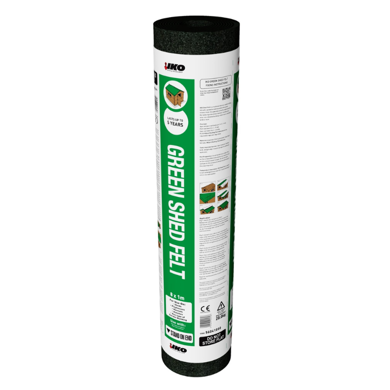 IKO Shed Felt Green 8m x 1m Roll