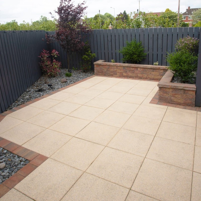 Tobermore Mayfair paving slab 400mm x 400mm x 40mm Sandstone