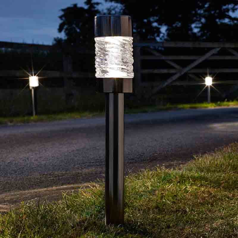 Martello Solar Light Stake - Black Nickel 5L