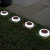 DecorDisk 4pk Solar Light - available in White Or Multi Colour