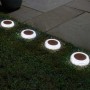 DecorDisk 4pk Solar Light - available in White Or Multi Colour