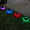 DecorDisk 4pk Solar Light - available in White Or Multi Colour