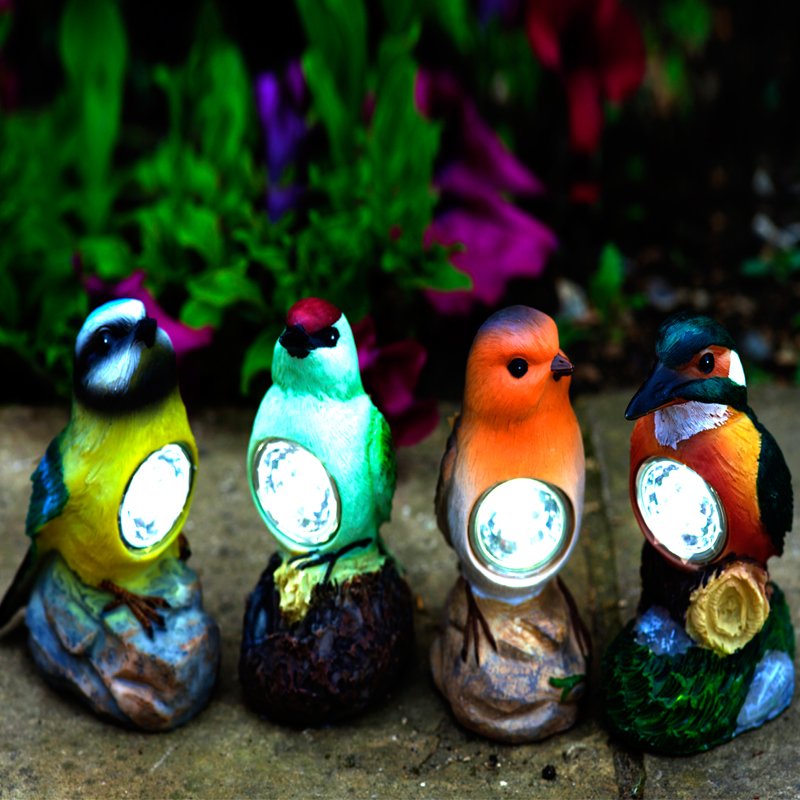 Solar Spot Light Birds - 4 Designs