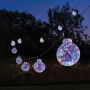 Eureka Galaxy Firefly Festoon LV String Solar Lights Multi Coloured  Set of 20