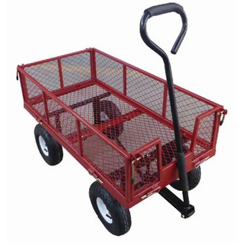 Medium Duty Red Garden Cart 250kg Capacity