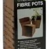 Square Fibre Pots 8cm 12pack