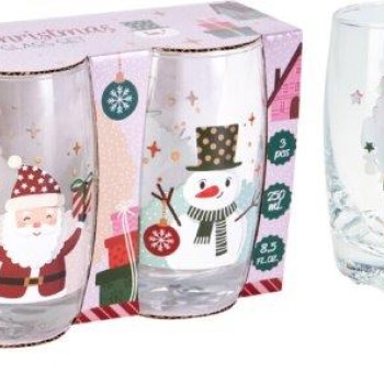 DRINKING GLASS SET OF 3 PCS