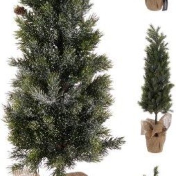 PINETREE BURLAP POT 80CM ASSORTED DESIGN