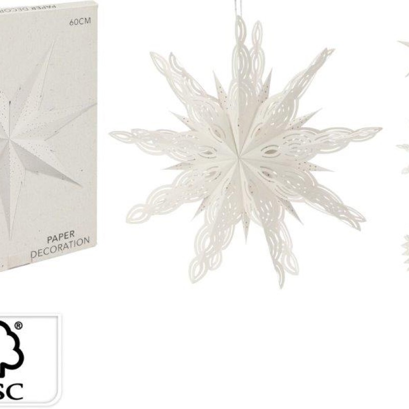 PAPER STAR 60CM WHITE