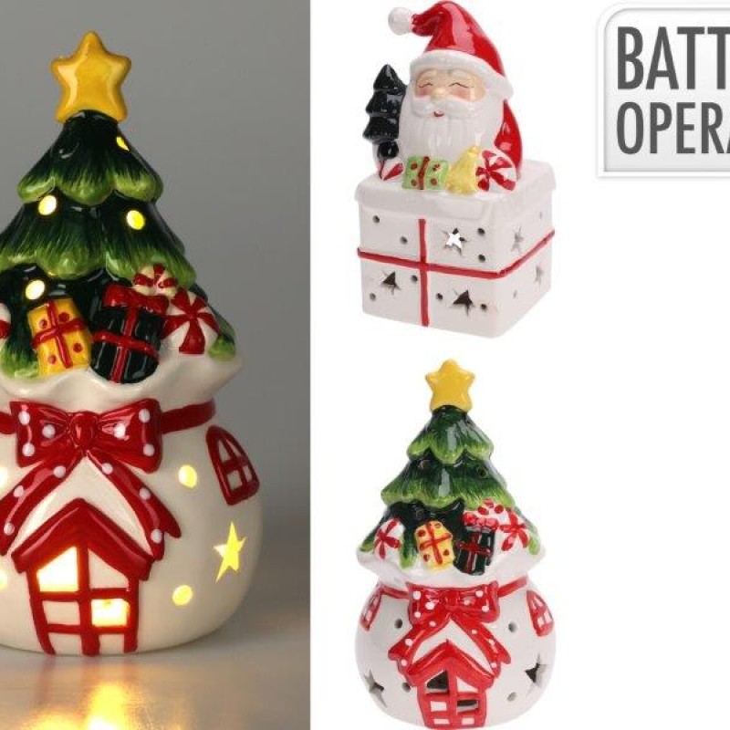 XMAS FIGURE WITH LED 11X20CM